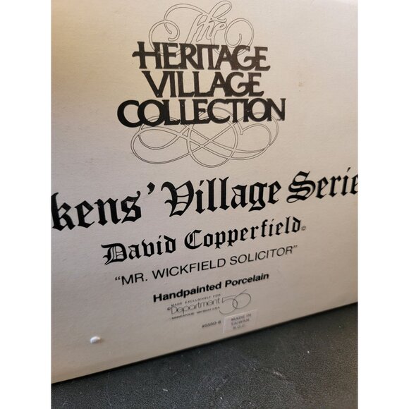 Dept 56 55506 Mr. Wickfield Solicitor heritage village accessory xmas - Picture 9 of 9